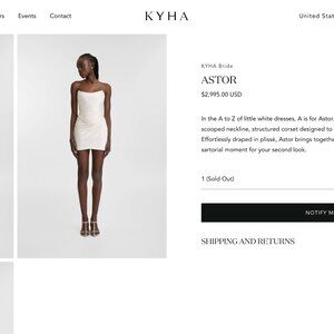 ISO KYHA Astor Mini Dress